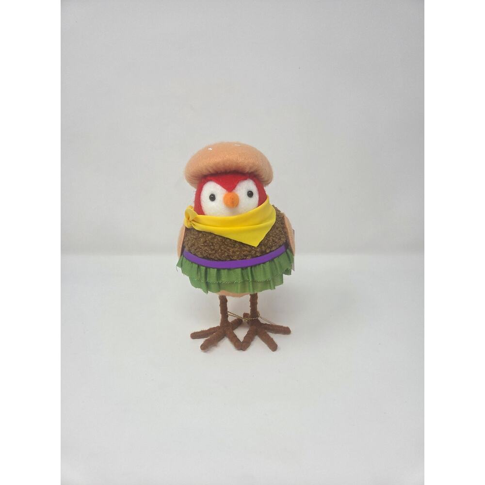 "Patty" Hamburger Featherly Friends Felt Bird